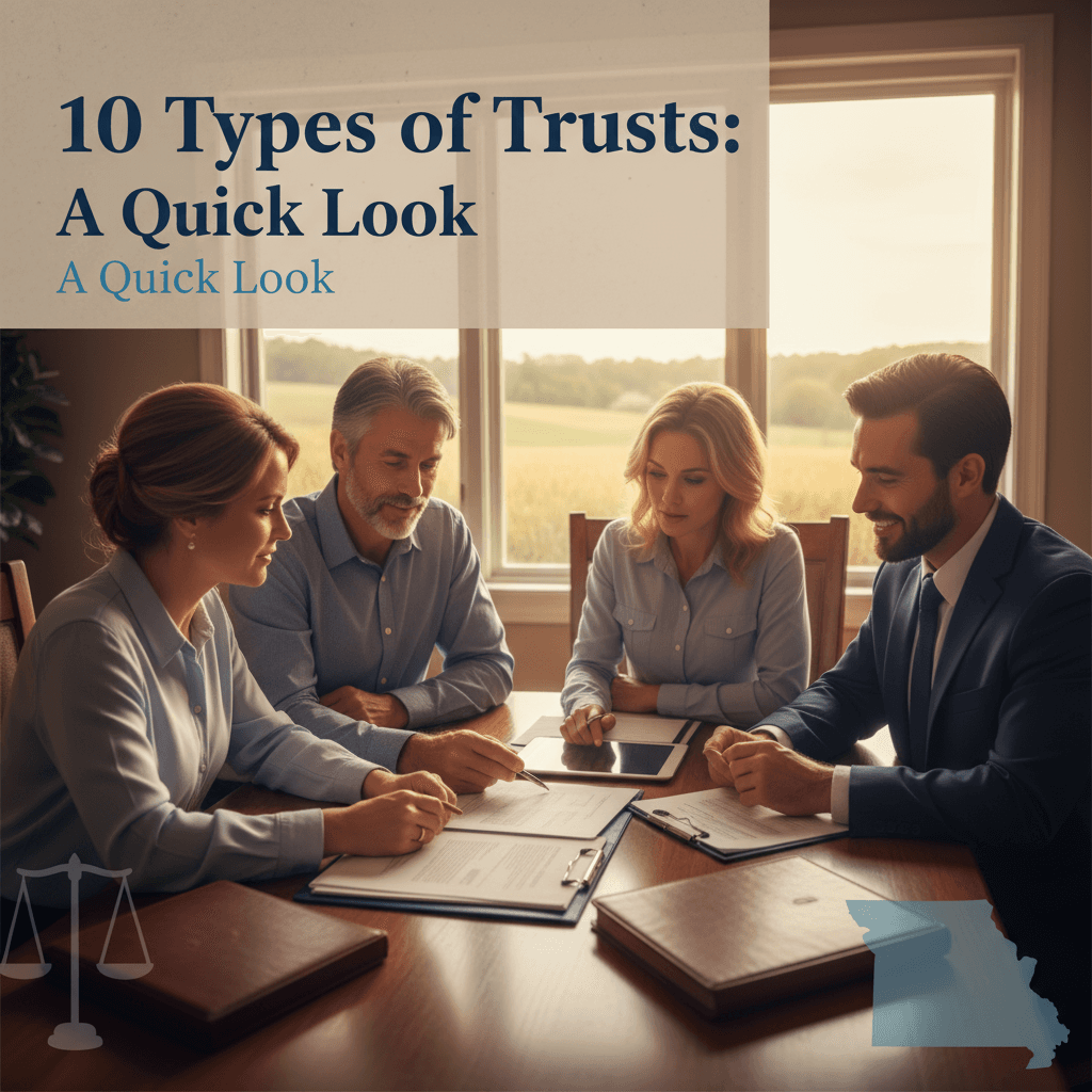 Featured image for 10 Types of Trusts: A Quick Look - Missouri probate and estate planning legal guide