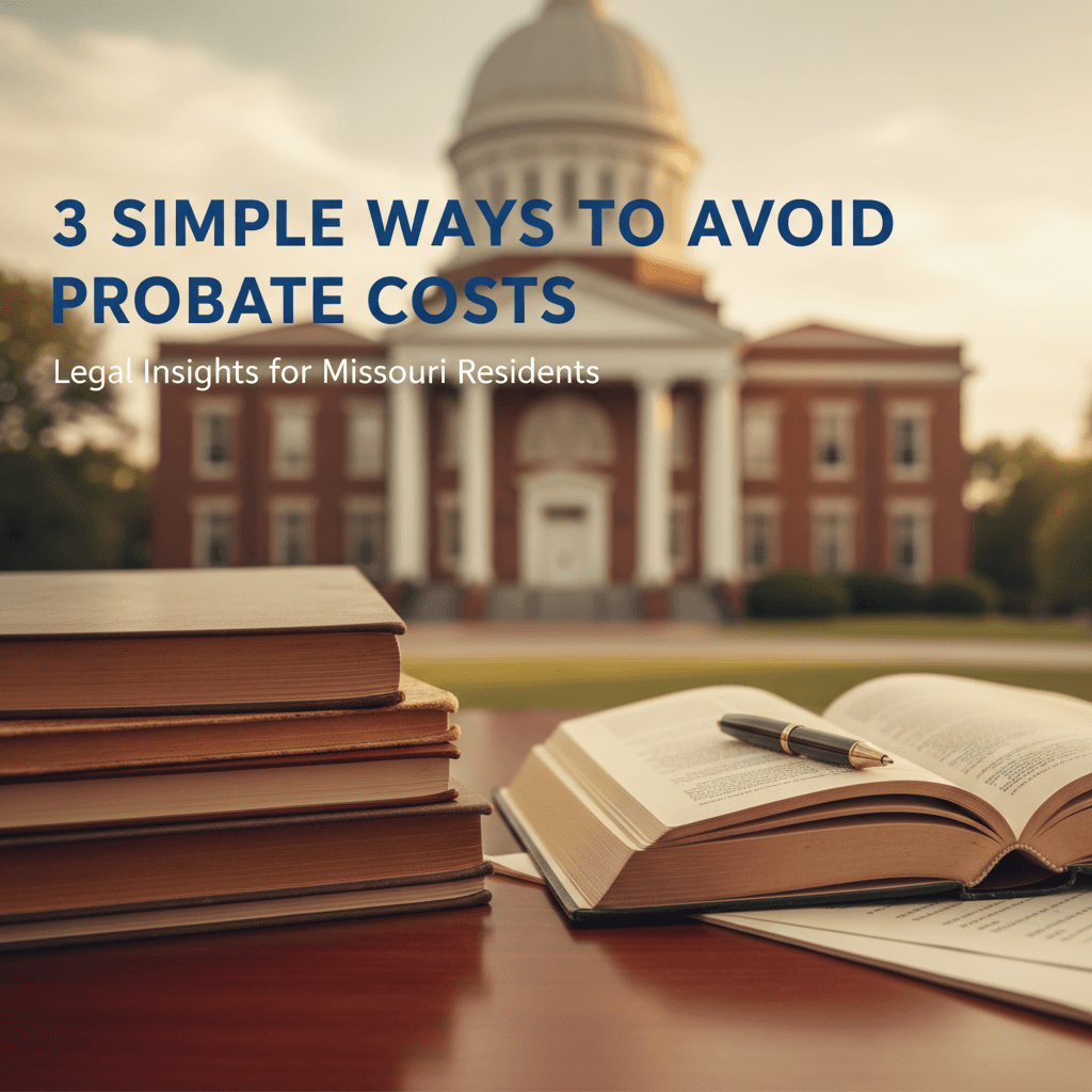 Featured image for 3 Simple Ways to Avoid Probate Costs - Missouri probate and estate planning legal guide