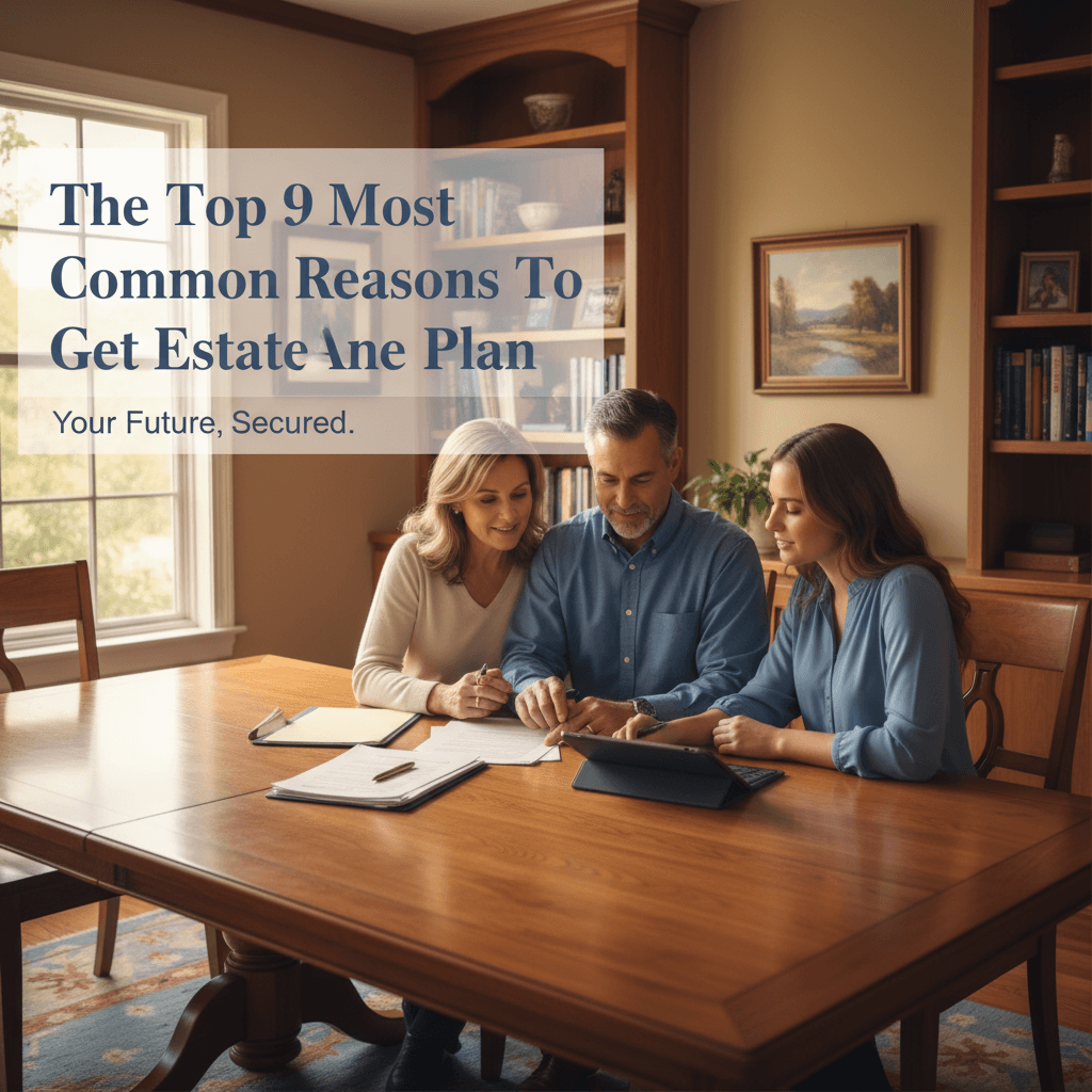 Featured image for The Top 9 Most Common Reasons To Get An Estate Plan - Tax legal guide from Schnurbusch Law