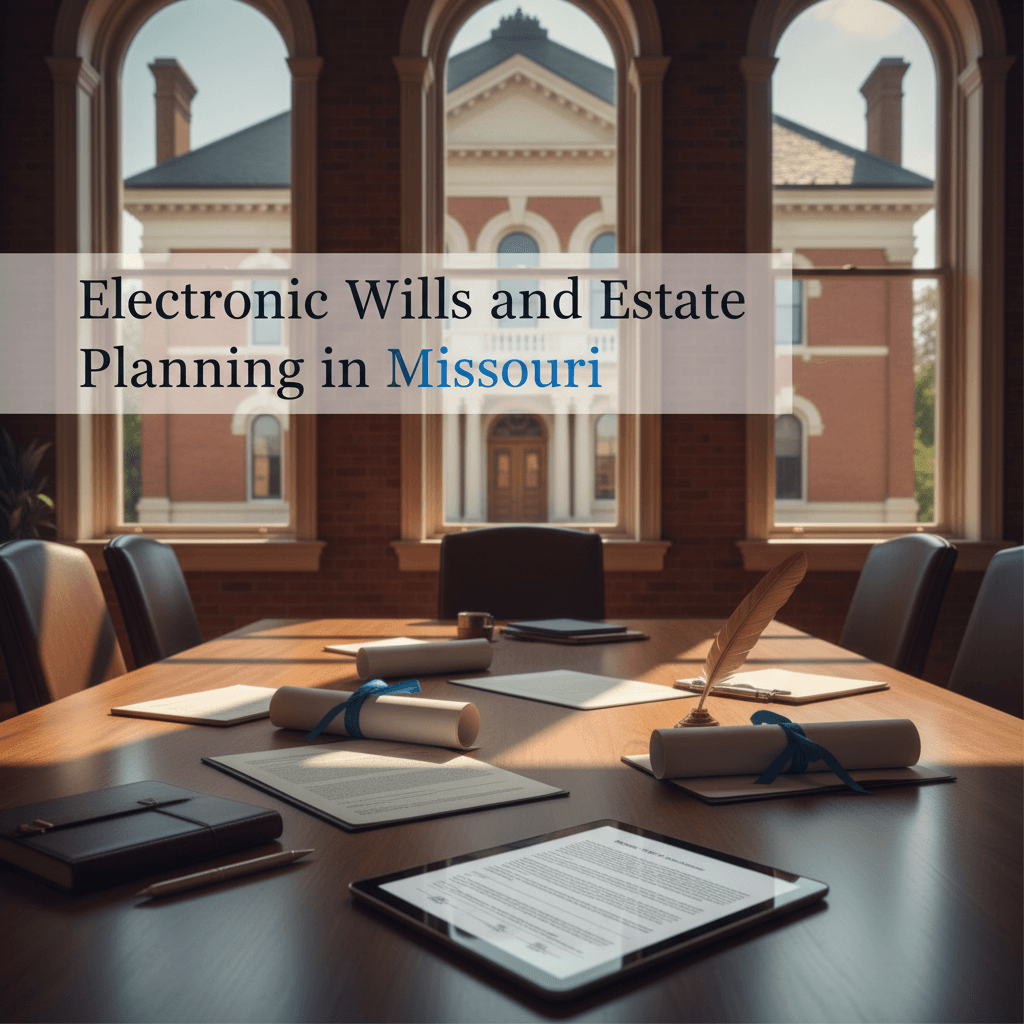 Featured image for Electronic Wills and Estate Planning in Missouri - Missouri probate and estate planning legal guide