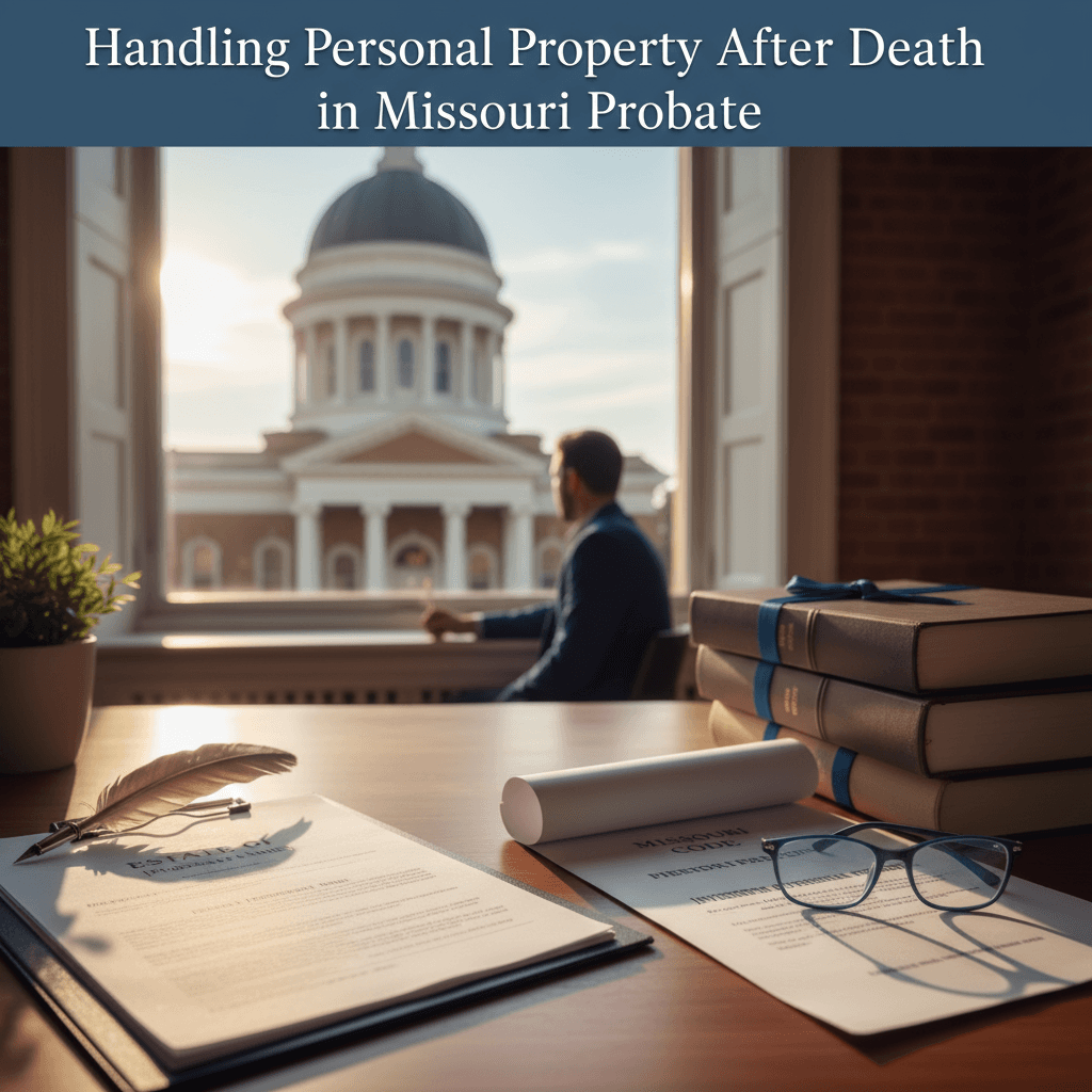 Featured image for Handling Personal Property After Death in Missouri Probate - Missouri probate and estate planning legal guide