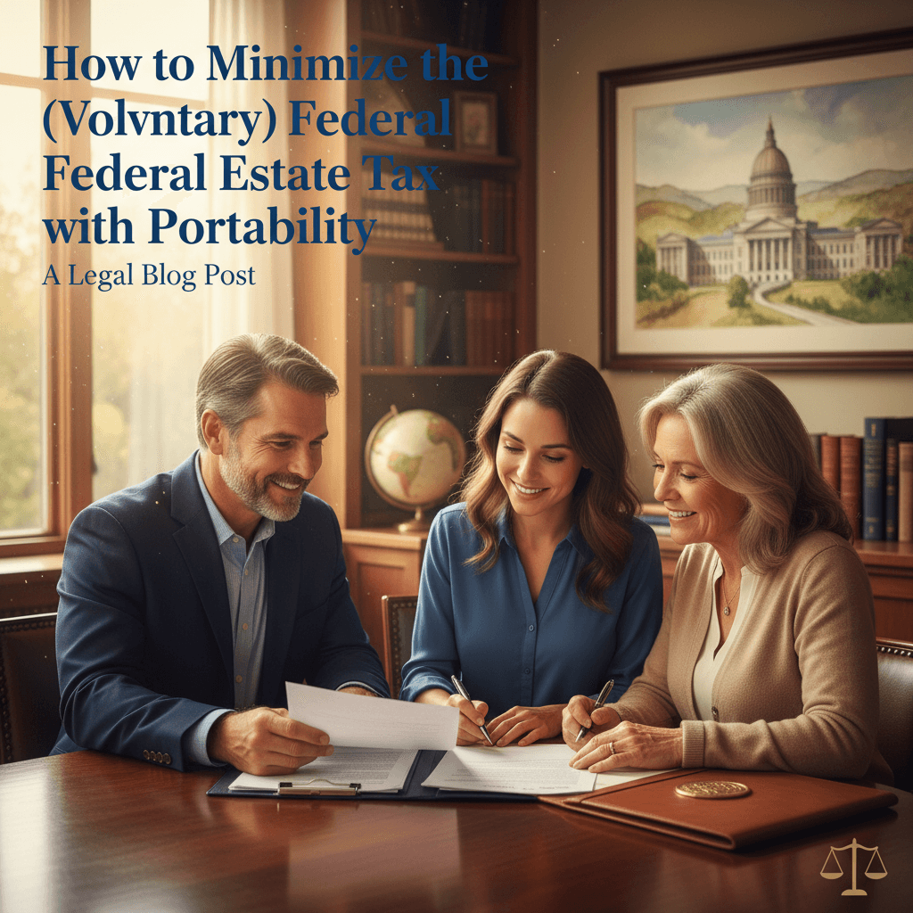 Featured image for How to Minimize the (Voluntary) Federal Estate Tax with Portability - Missouri probate and estate planning legal guide