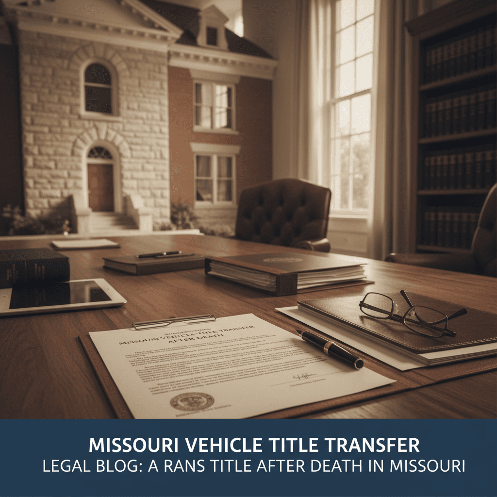 Featured image for How to Transfer a Car Title After Death in Missouri - Missouri probate and estate planning legal guide