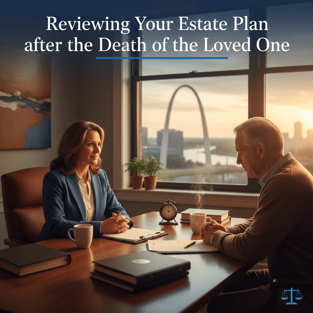 Featured image for Reviewing Your Estate Plan after the Death of a Loved One - Missouri probate and estate planning legal guide
