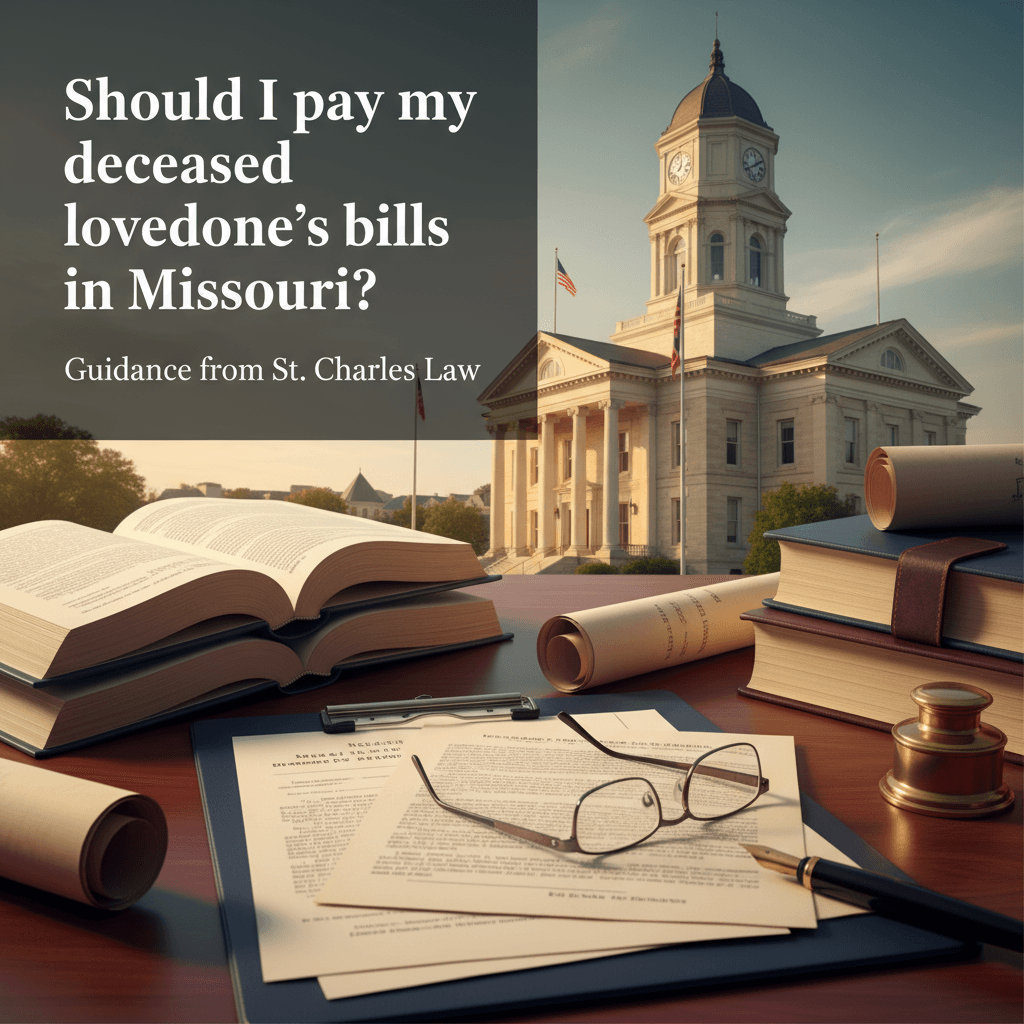 Featured image for Should I pay my deceased loved one’s bills in Missouri? - Missouri probate and estate planning legal guide