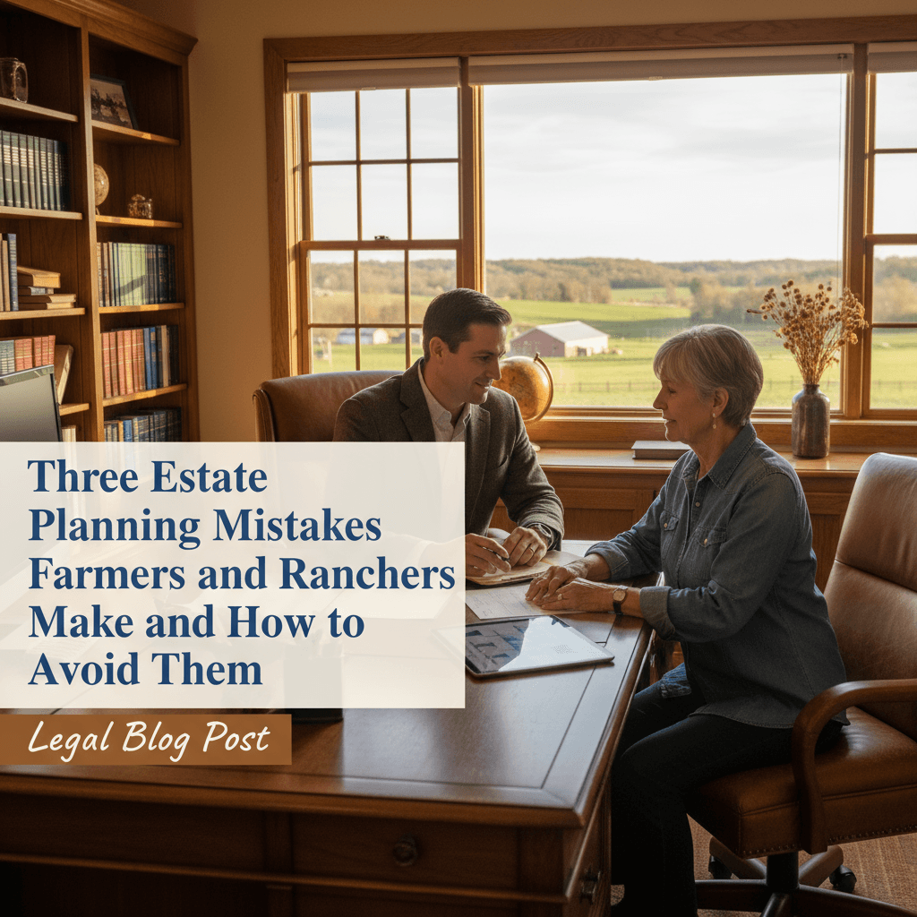 Featured image for Three Estate Planning Mistakes Farmers and Ranchers Make and How to Avoid Them - Missouri probate and estate planning legal guide
