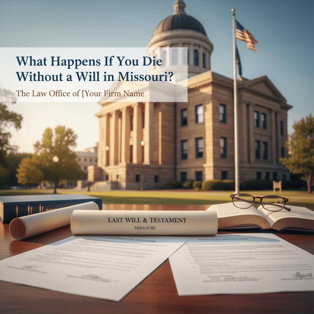 Featured image for What Happens If You Die Without a Will in Missouri? - Missouri probate and estate planning legal guide
