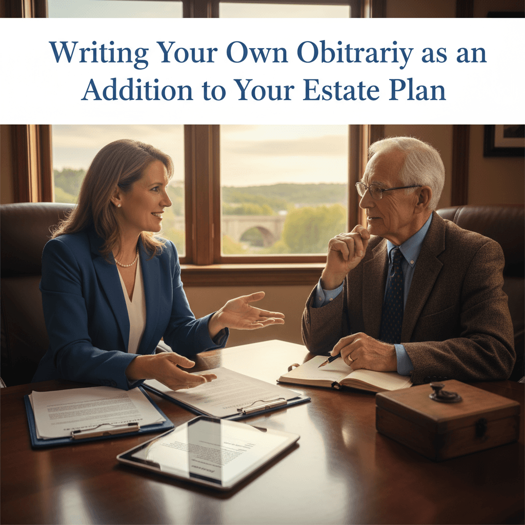 Featured image for Writing Your Own Obituary as an Addition to Your Estate Plan - Missouri probate and estate planning legal guide